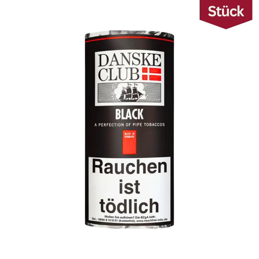 Danske Club Black Tabak Pfeifentabak Pouch (50g) Danske Club Black Tabak Pfeifentabak Pouch (50g)