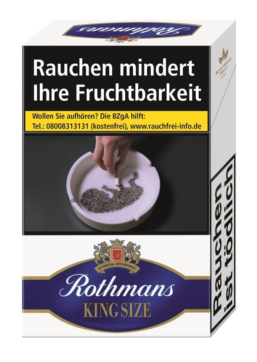 Rothmans King Size Zigaretten (20 Stück)