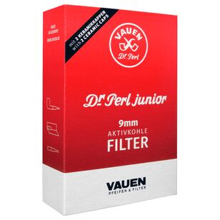 Dr. Perl Jubig Kohlefilter Pfeifenfilter 9mm (100 Stück)