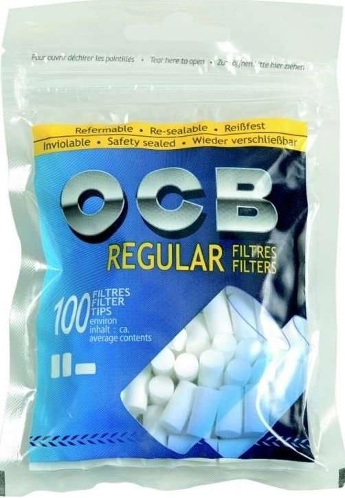 10 x 100 Stück OCB Feinfilter Regular