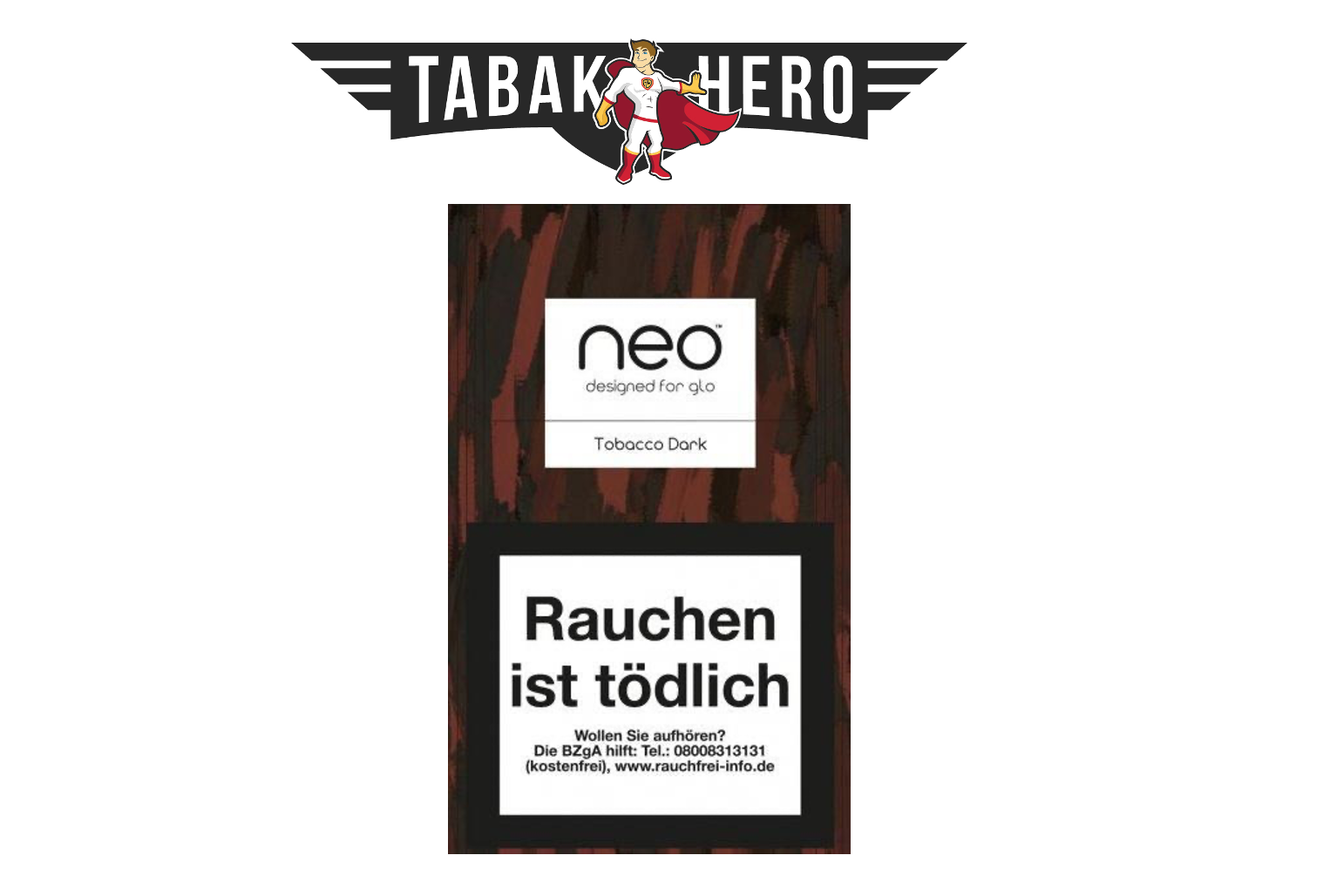 neo Sticks Classic (Dark) Tobacco für Glo Tabakerhitzer - Tabaksticks