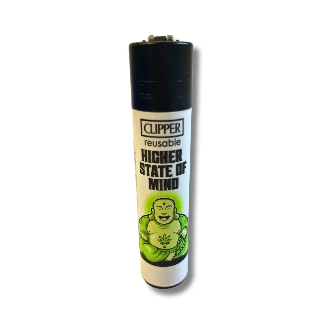 Clipper Feuerzeug Weed Slogan 7 4/4