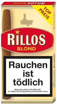 Villiger Rillos Blond Vanilla Zigarillo Stange (10x5 Stück)