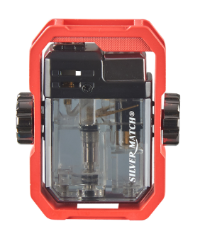 Silver Match Reykjavik Feuerzeug Rot