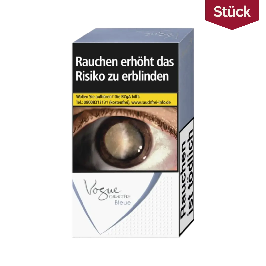 Vogue Caractere Bleue Zigaretten