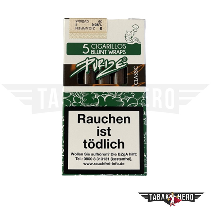 Purize-Classic-TH15122-PP Purize Zigarillo Blunt Wrap CLASSIC (5 Stück)