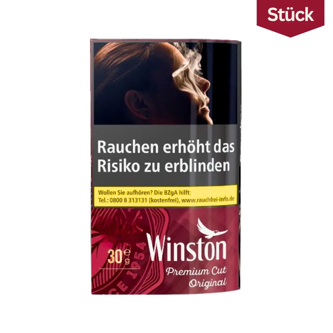 Winston Red Feinschnitt Tabak Pouch (30g) Winston Red Feinschnitt Tabak Pouch (30g)