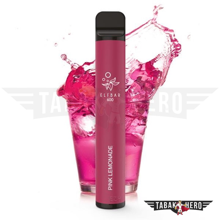 Elfbar Pink Lemonade 0mg 600 Züge Vape Einweg E-Zigarette