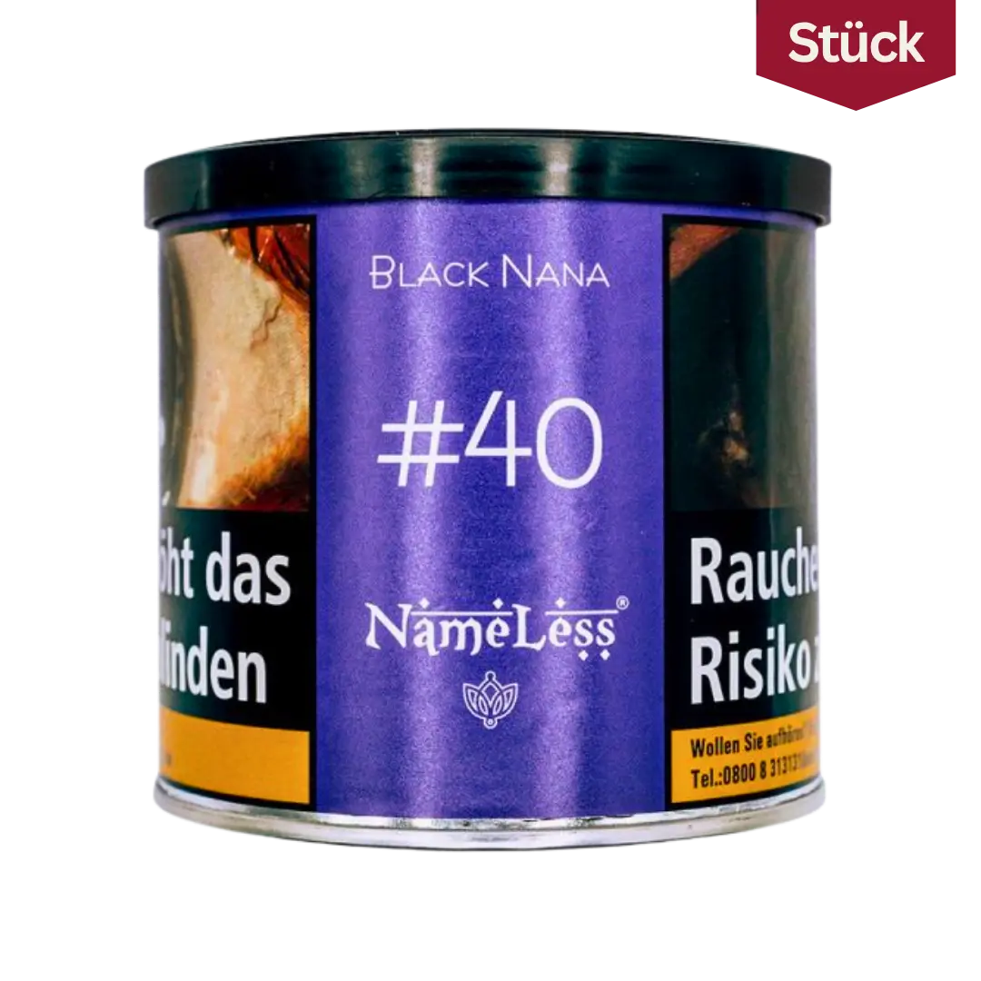 Nameless Black Nana 40 Tabak Shishatabak Dose L