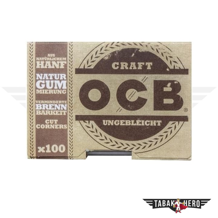 OCB - Craft 100 Drehpapier kurz ungebleicht