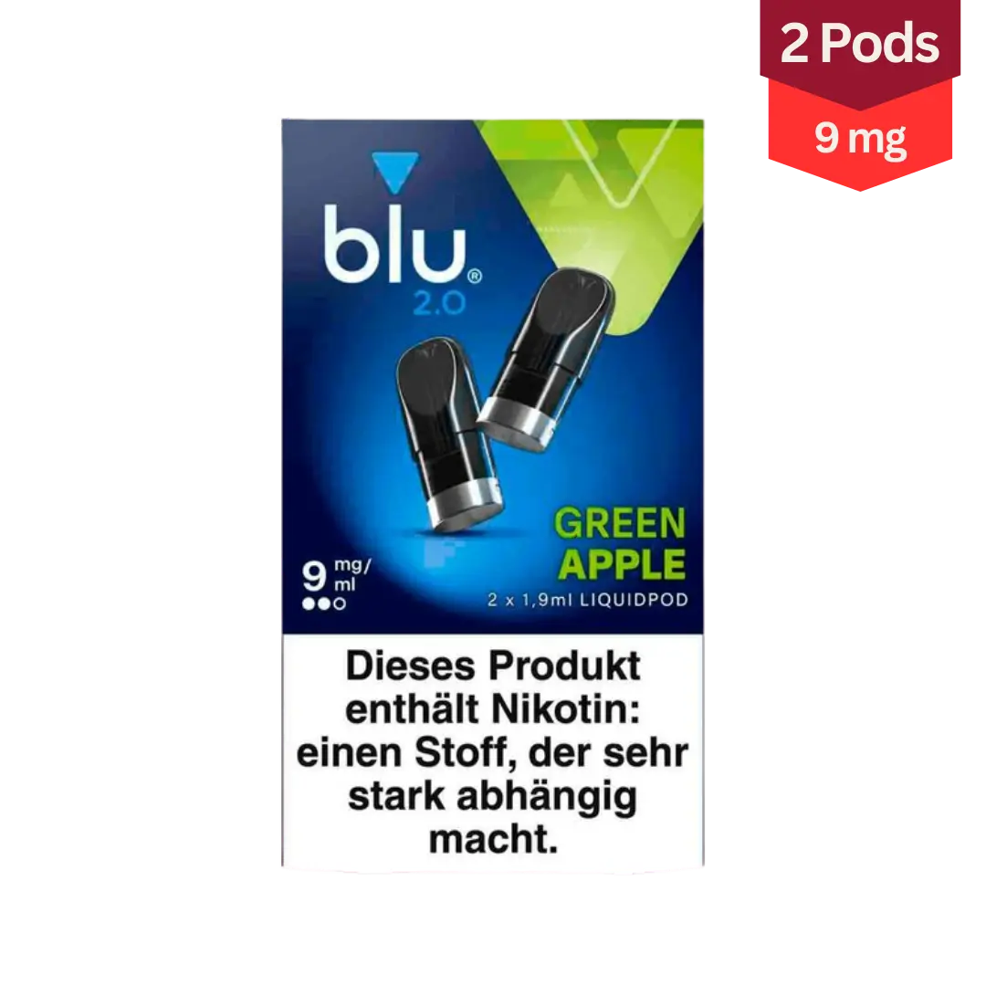 blu 2.0 Pods Vape Green Apple 9mg