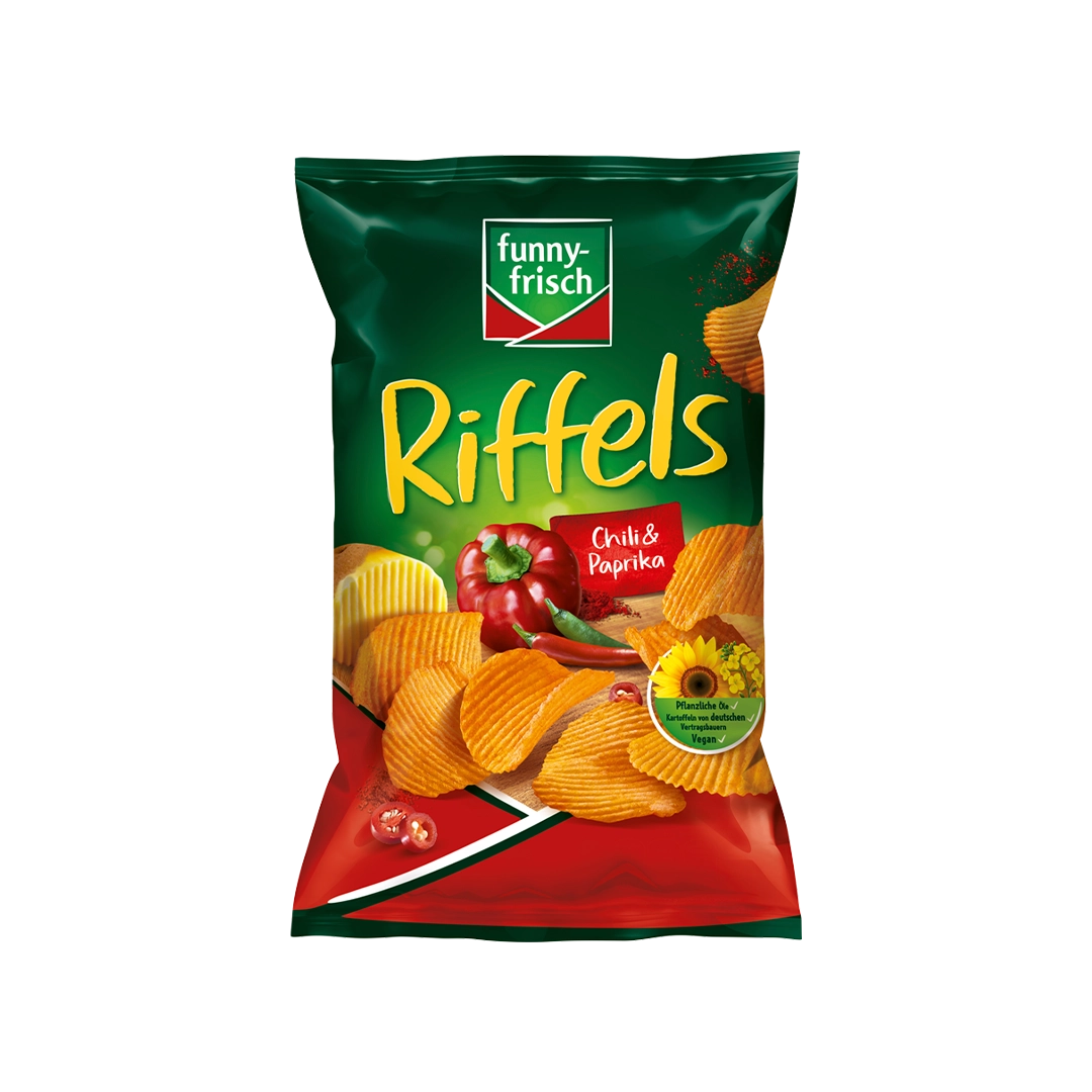 funny-frisch Riffels Chili & Paprika (10x150g)