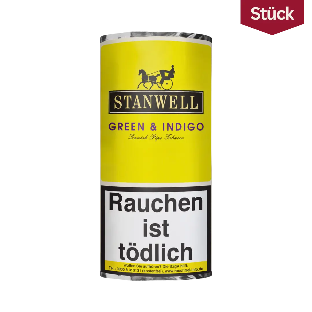 Bundle: Stanwell Green & Indigo Pfeifentabak Pouch (5x40g)