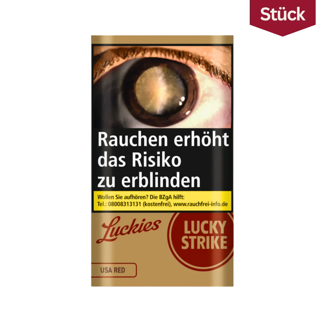 Lucky Strike Origins USA Red Tabak Feinschnitt Pouch (30g) Lucky Strike Origins USA Red Tabak Feinschnitt Pouch (30g)