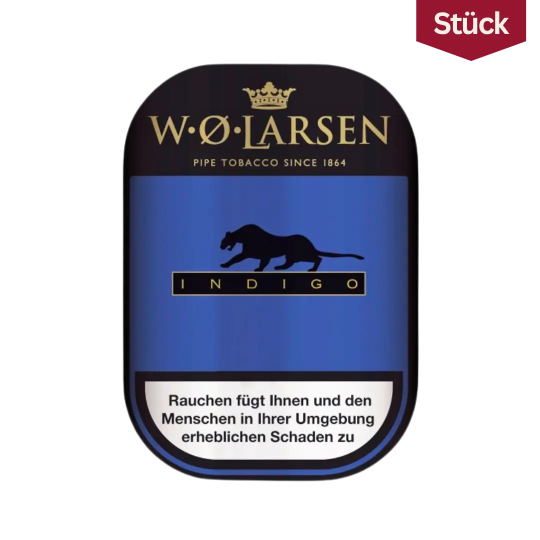 W.O. Larsen Indigo Tabak Pfeifentabak Dose (100g)