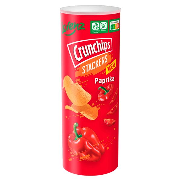 Lorenz Crunchips Stackers Paprika (10x175g)