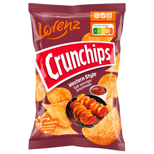 Lorenz Crunchips Western Style (10x150g)