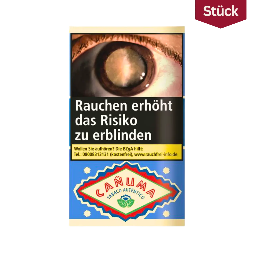 Canuma Bright Blue Tabak Feinschnitt Pouch