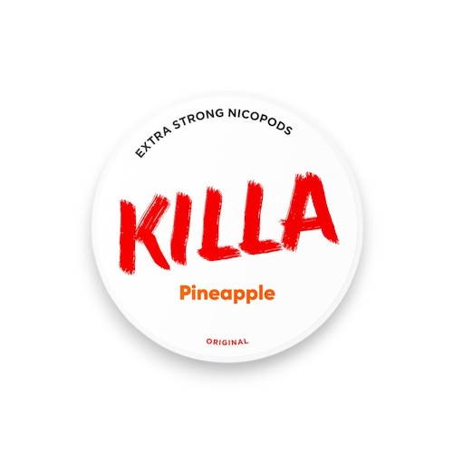 Killa Pineapple (20) Nicotine Pouches Dose tabakfreier All White Snus Extra Strong Nicopods