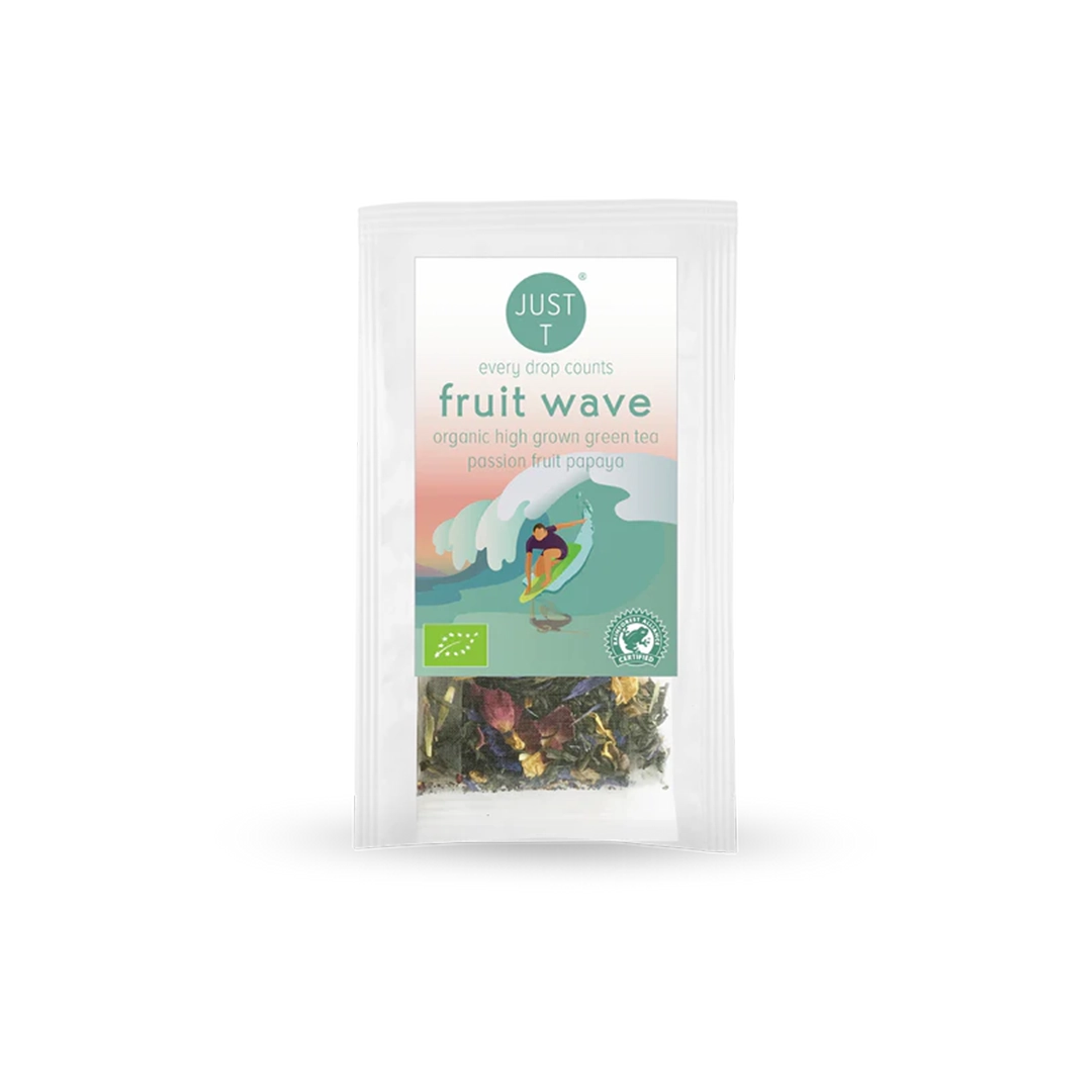 Just T Fruit Wave Bio Aromat. Grüner Tee mit tropischem Geschmack (60x2g)