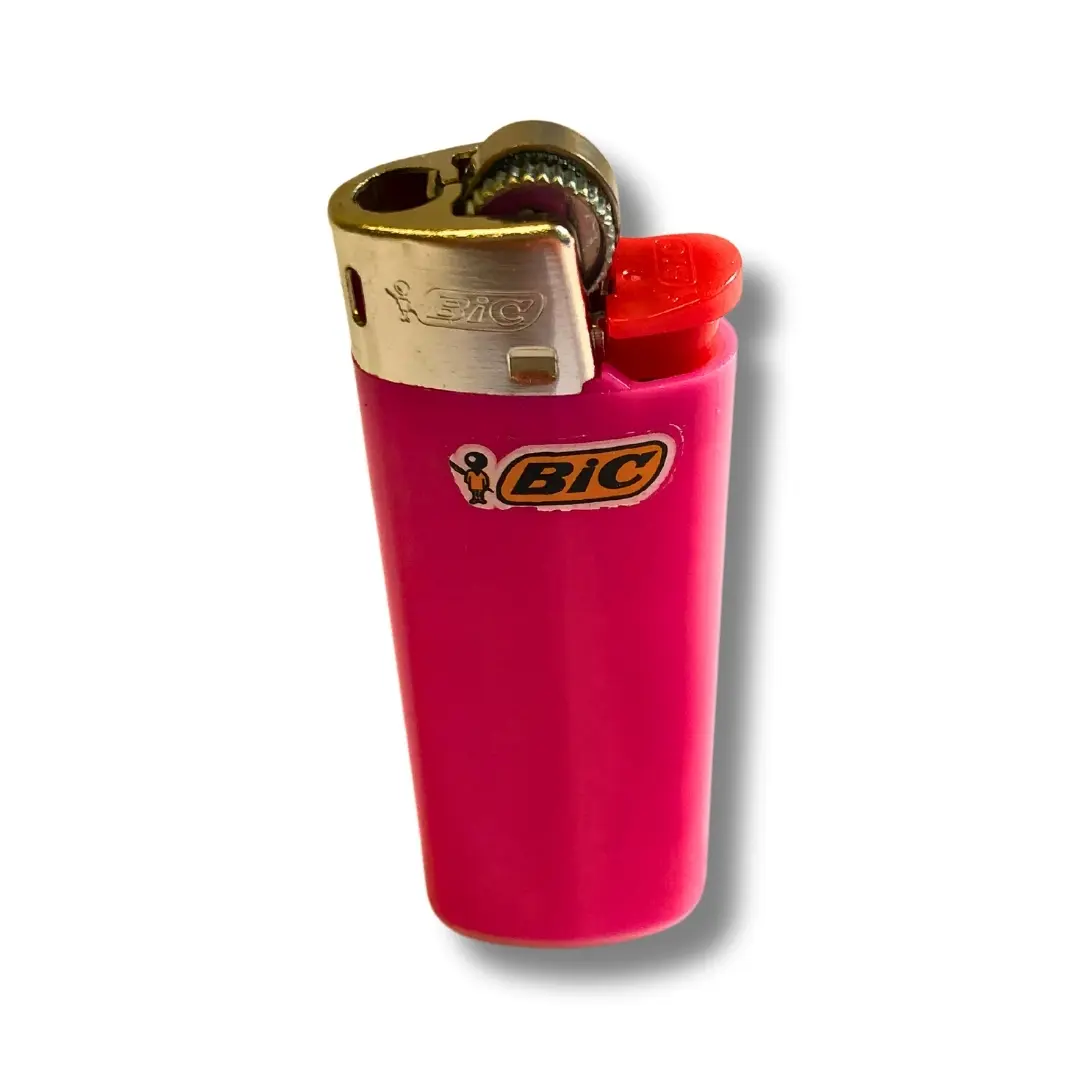 BIC Feuerzeug Mini J25 Reibrad Rosa