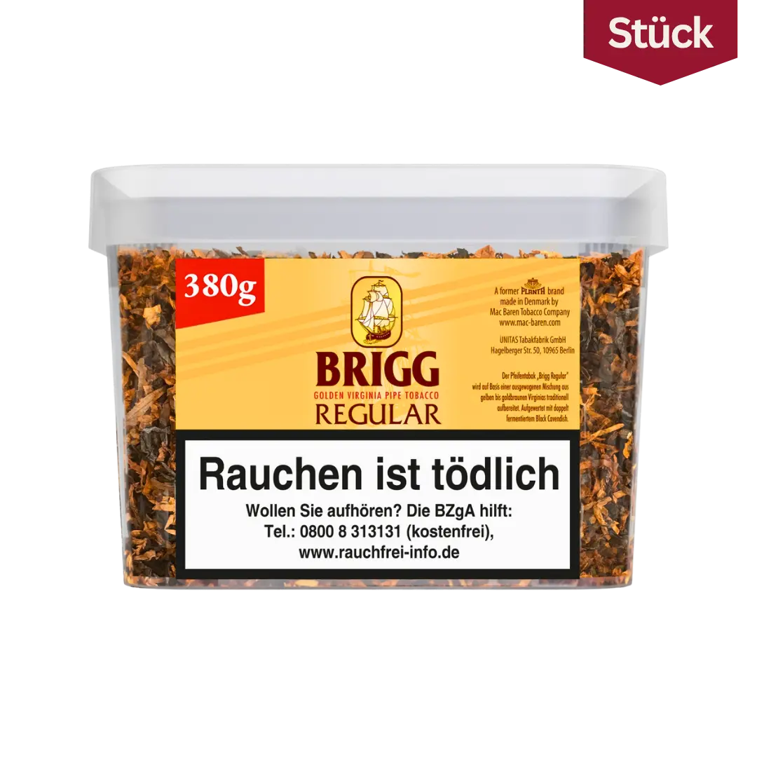 Brigg Regular Tabak Pfeifentabak Eimer