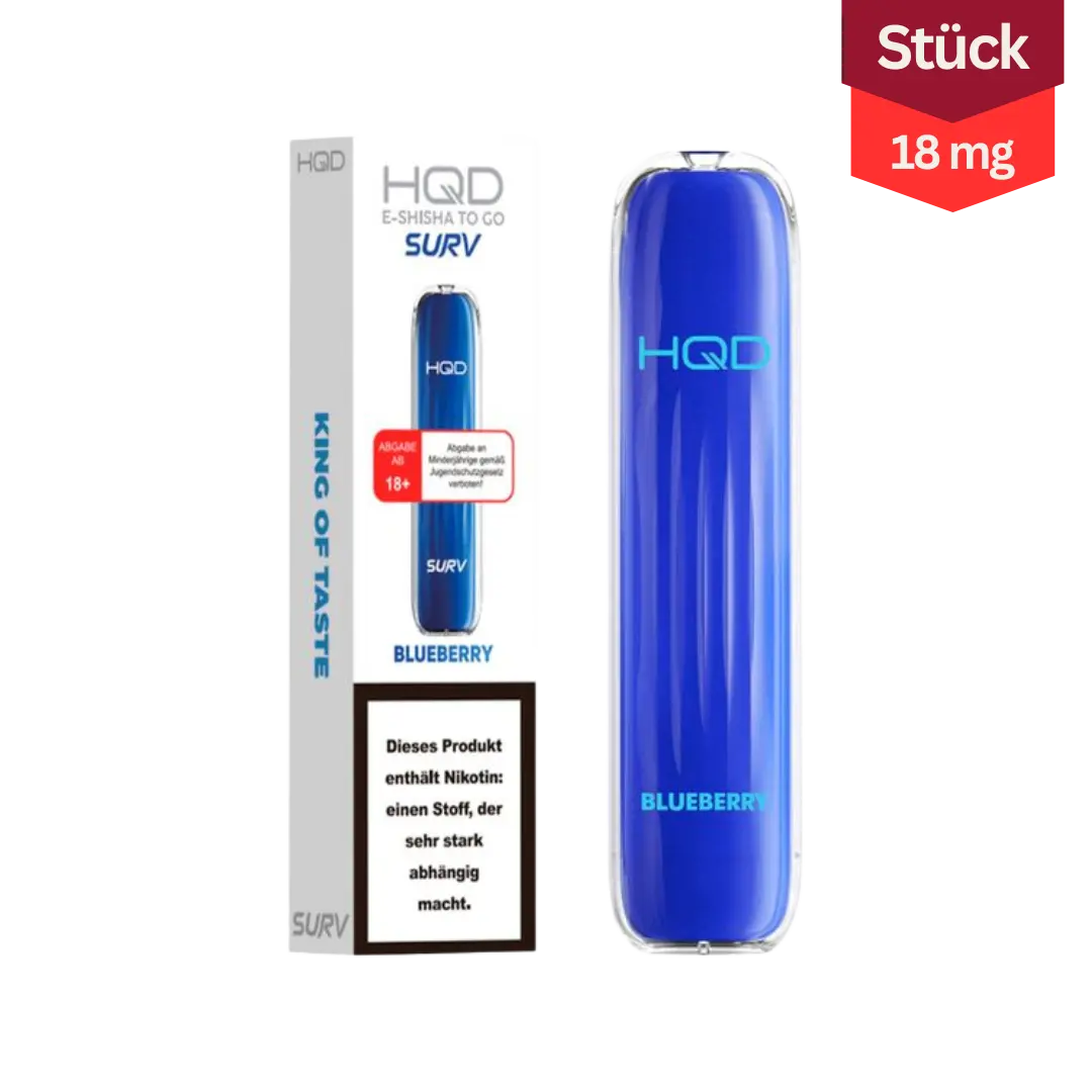 HQD Surv Vape Blueberry 18mg