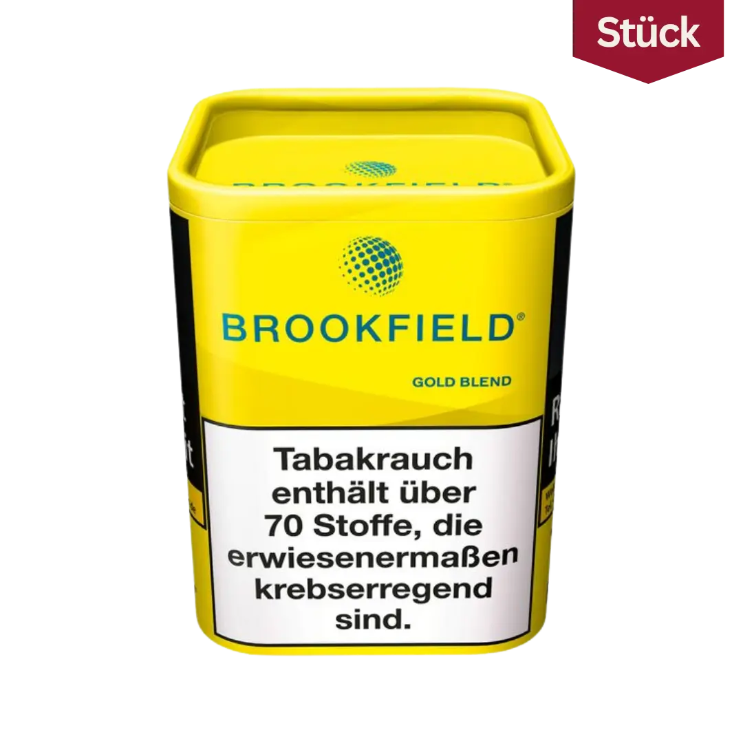 Brookfield Gold Blend Yellow Tabak Pfeifentabak Dose