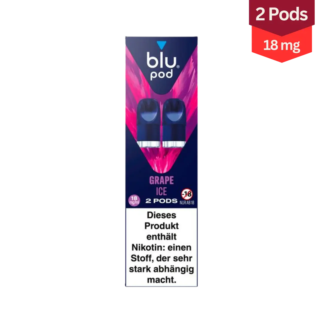 blu Pod Vape Grape Ice 18mg