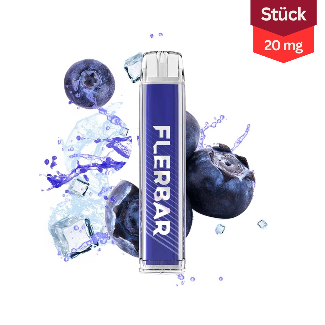 Flerbar M Blueberry Vape Einweg E-Zigarette 20mg