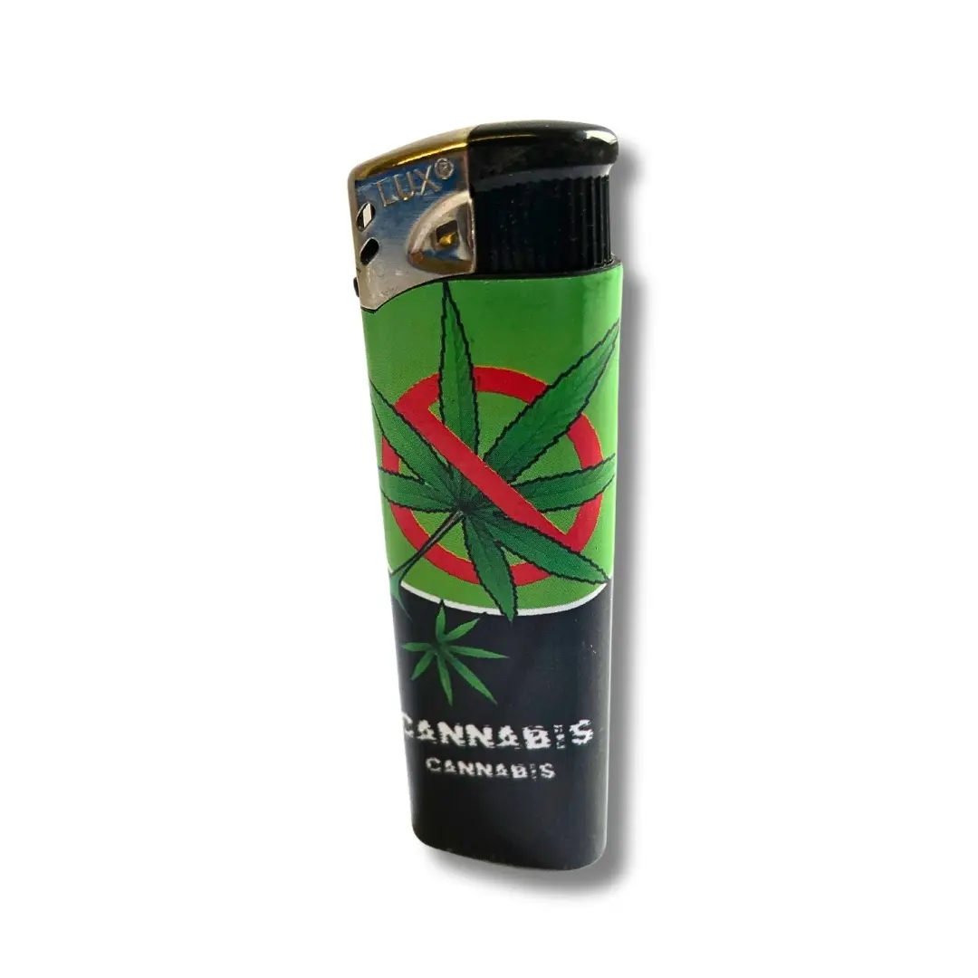 Lux Feuerzeug Elektro Cannabis Blatt No 2