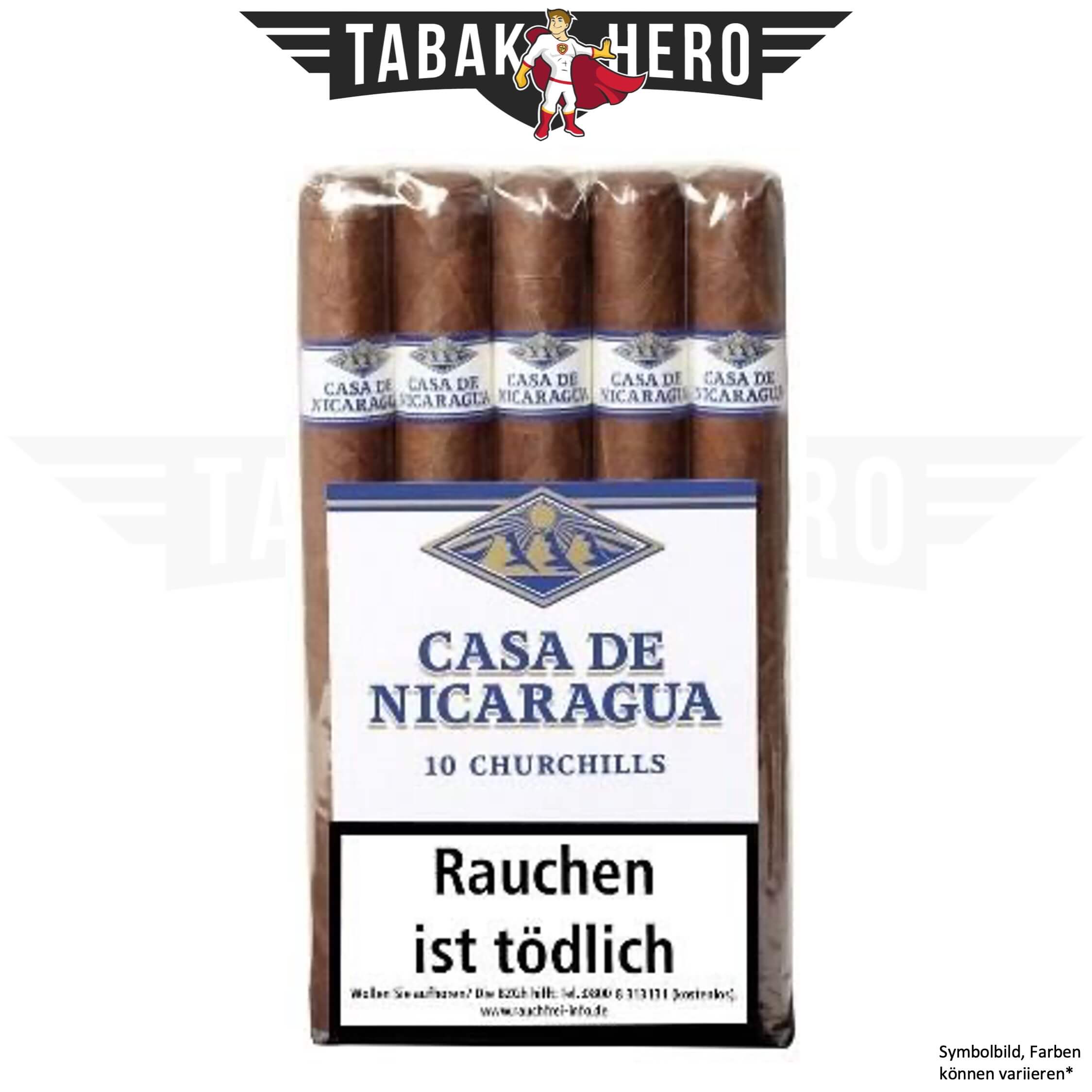 Casa de Nicaragua Chruchill (10 Zigarren)