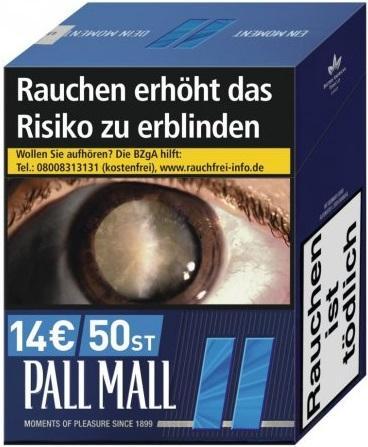 Pall Mall Blue Zigaretten (50 Stück)