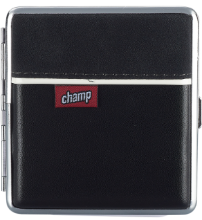 Champ Etui PU Leder Standard Schwarz Weiß