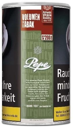 Pepe Rich Green Tabak 85g Dose (Stopftabak / Volumentabak)