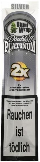 Blunt Wrap Silver (Berries) Blunts aus echten Tabakblättern 2 Stück