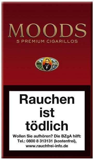 Dannemann Moods Zigarillo Stange ohne Filter (10x5 Stück)