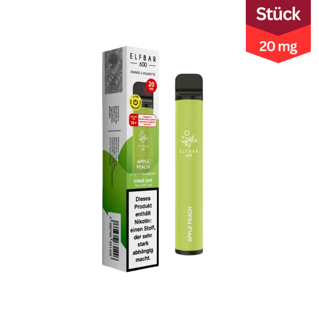 Elfbar 600 Apple Peach 20mg Elfbar 600 Apple Peach 20mg