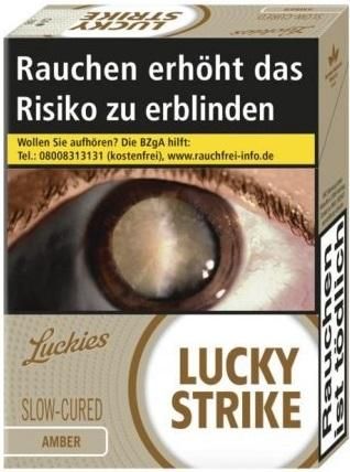Lucky Strike Amber Zigaretten Stange  12x23 Stück