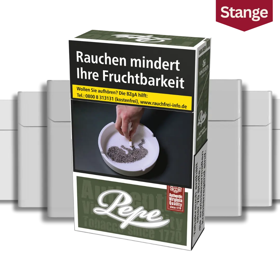 Pepe Dark Green Zigaretten Stange