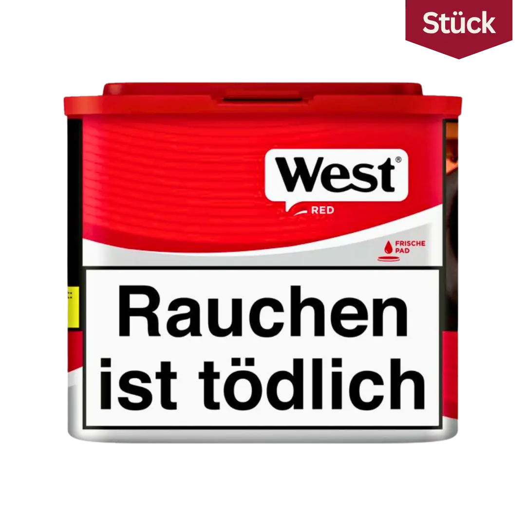 West Red Tabak Volumentabak Dose AP (43g)