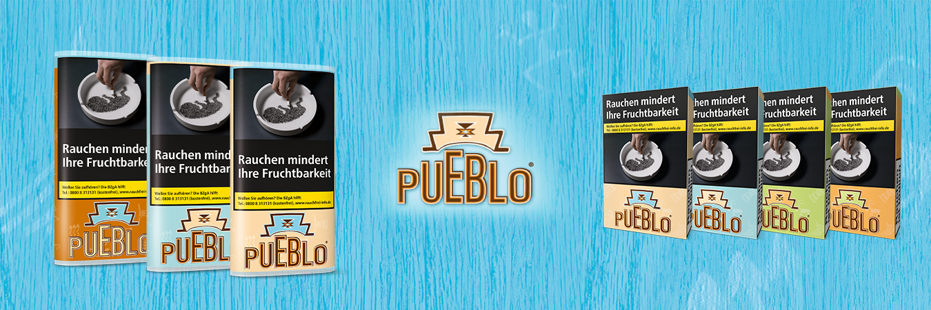 Pueblo Produktübersicht Tabak und Zigaretten