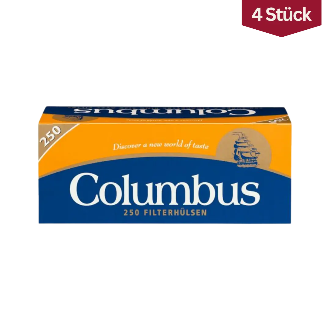 Bundle: Columbus Hülsen Filterhülsen (4x250)