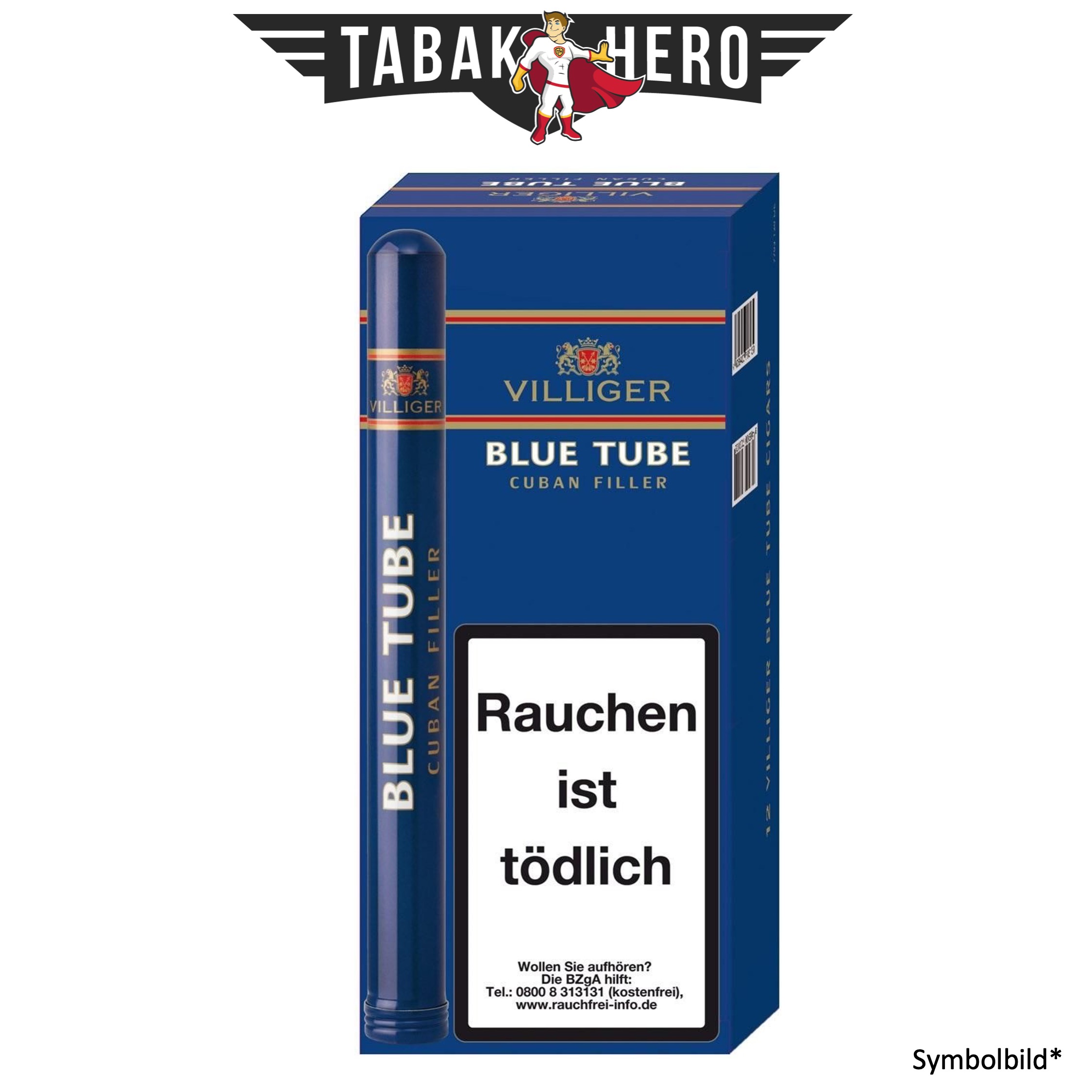 Villiger Blue Tube Cuban Filler (12 Zigarren)