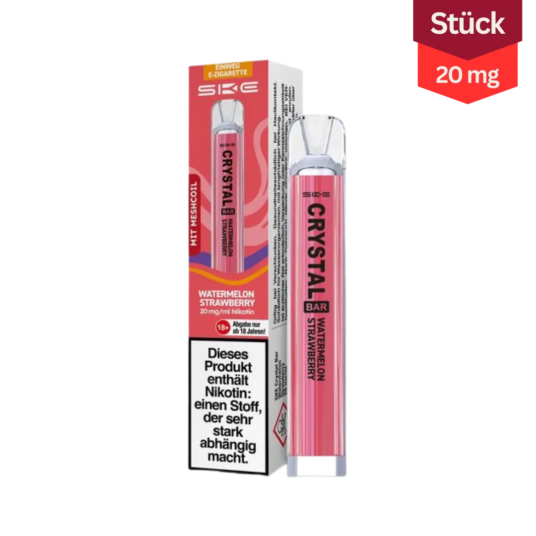 SKE Crystal Bar Watermelon Strawberry 20mg