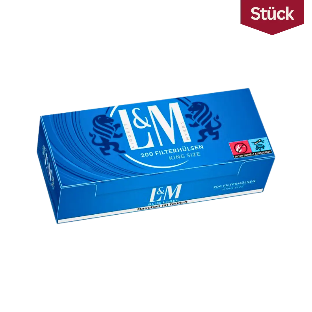 L&M Blue Filterhülsen King Size (200 Stück)
