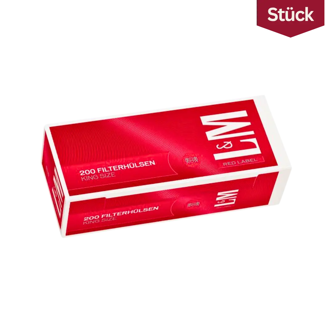 L&M Red Filterhülsen King Size (200 Stück) L&M Red Filterhülsen King Size (200 Stück)