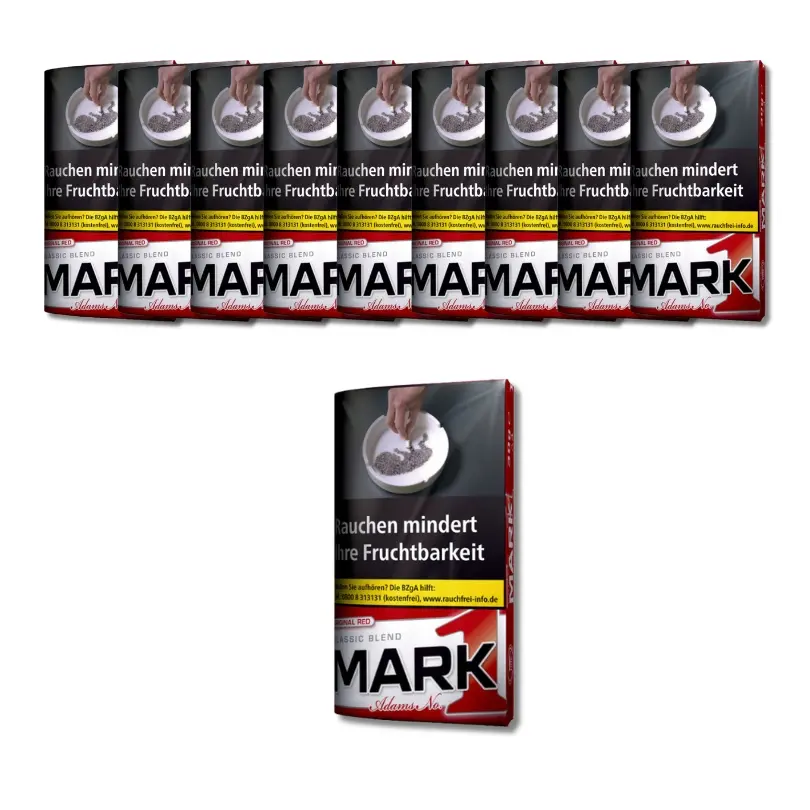 Bundle: Mark Adams 1 Classic Blend Tabak Feinschnitt Pouch (10x30g)