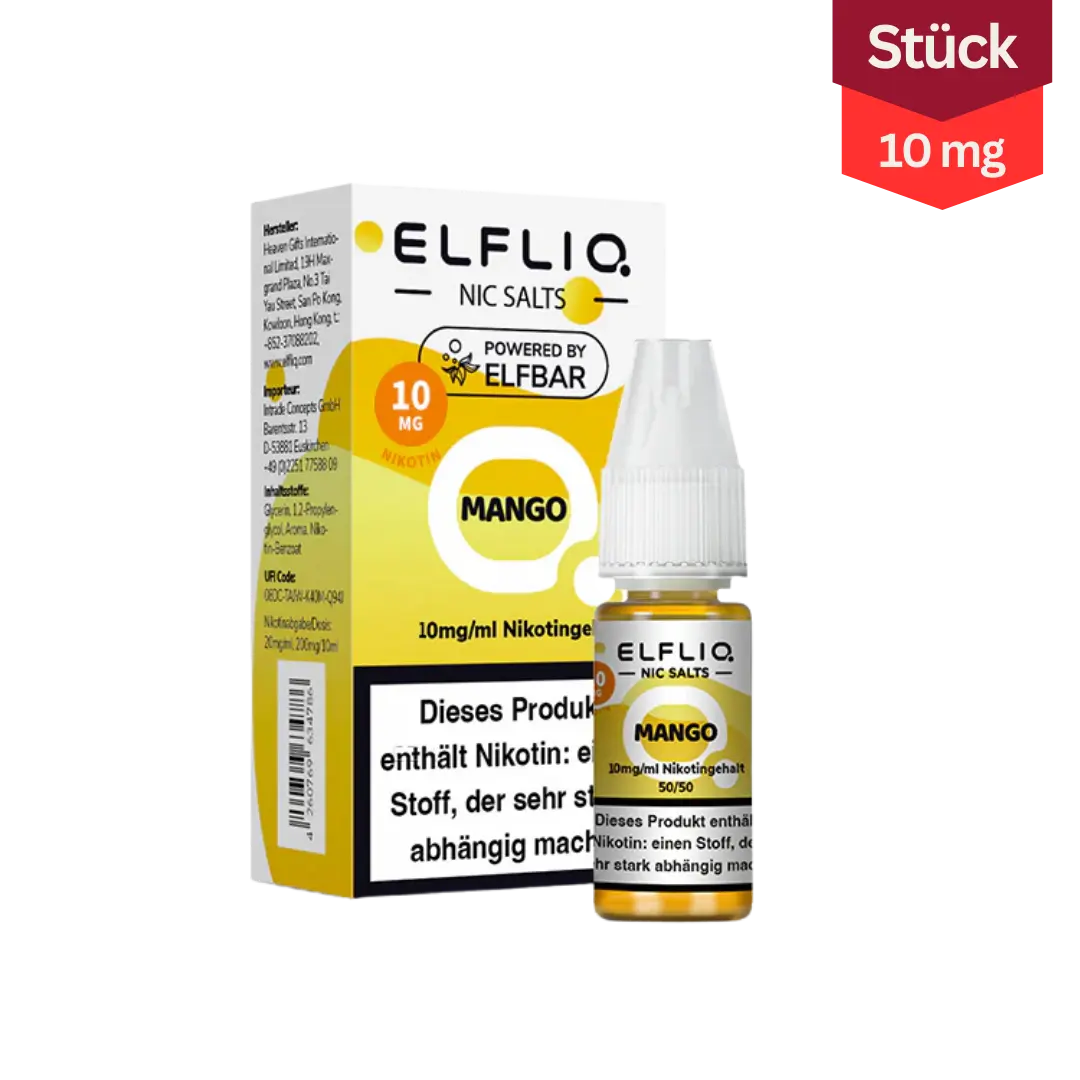 Elfliq Vape Liquid Mango 10mg