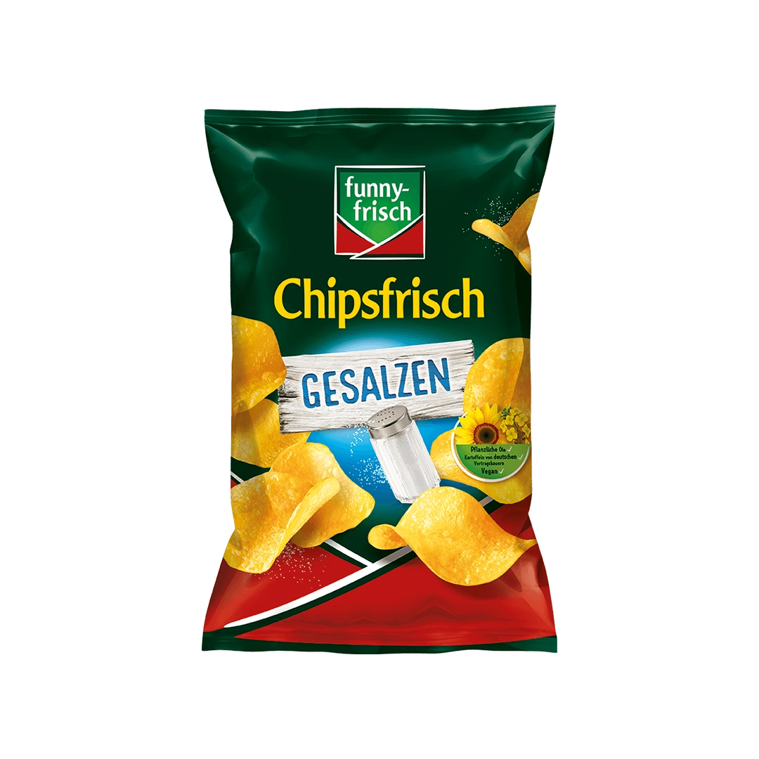 funny-frisch Chipsfrisch Gesalzen (10x150g)